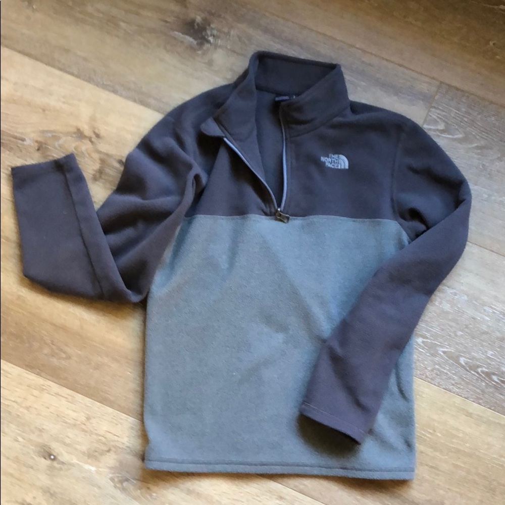 North Face Fleece half-zip (big boys large)